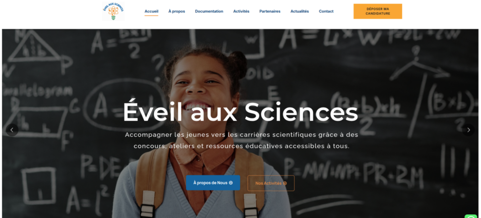 XELALTECH221-développement sites web-EVEIL AUX SCIENCES